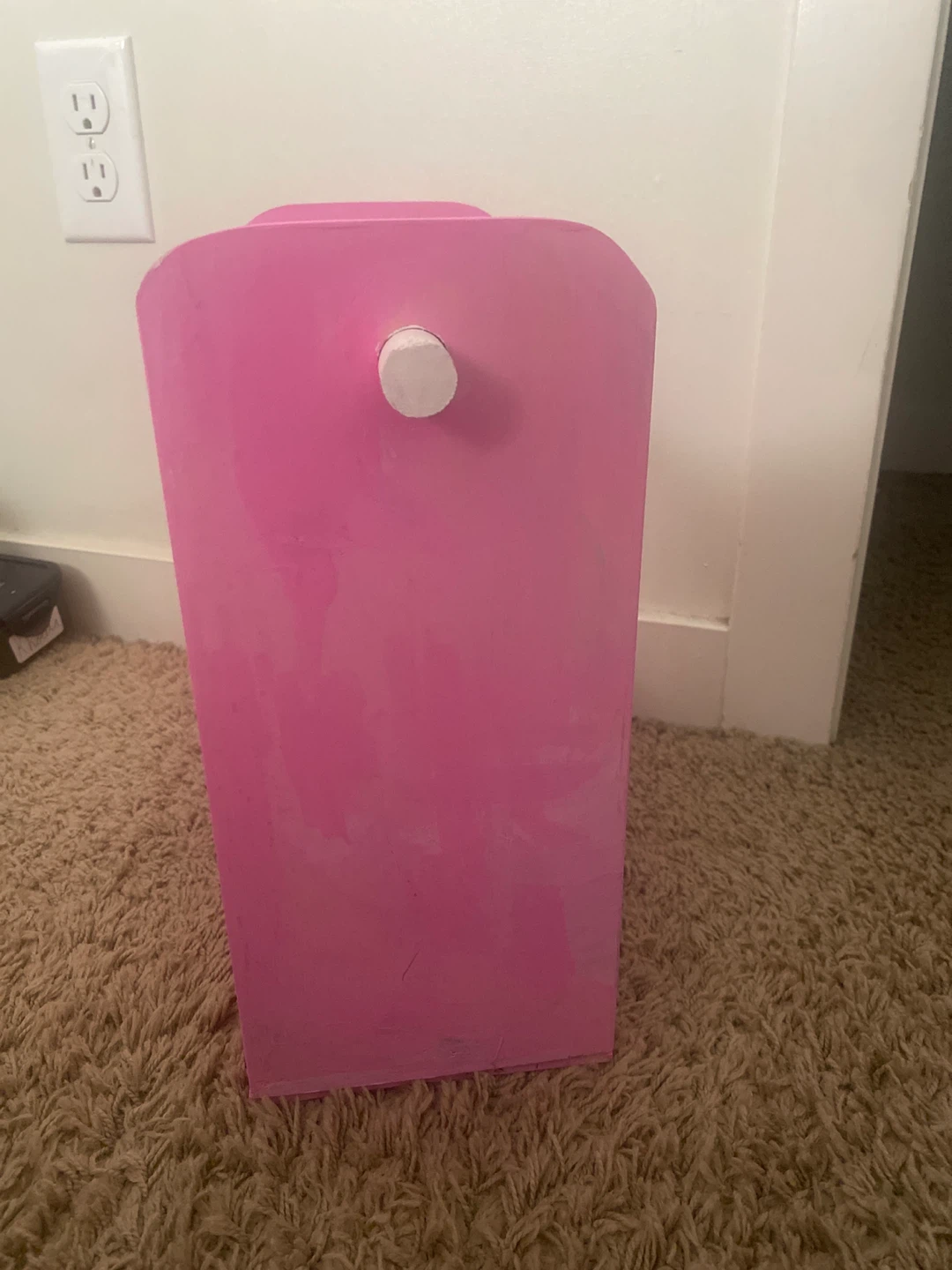 Pink Wooden Caddy with Handle - photo 3