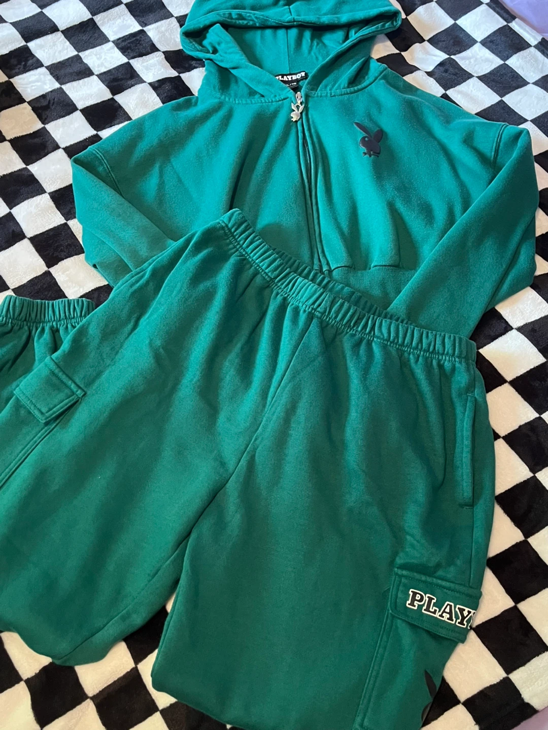 Playboy Full Zip Hoodie & Sweat Pants Set
