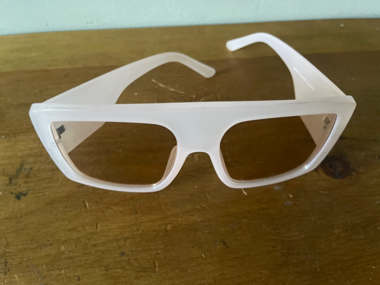 Pink Oversized Shield Sunglasses - photo 2