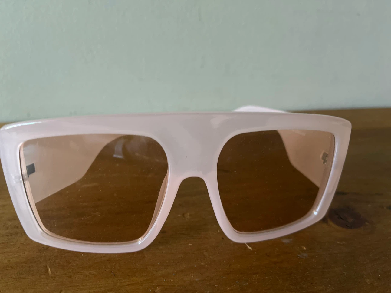 Pink Oversized Shield Sunglasses - photo 5