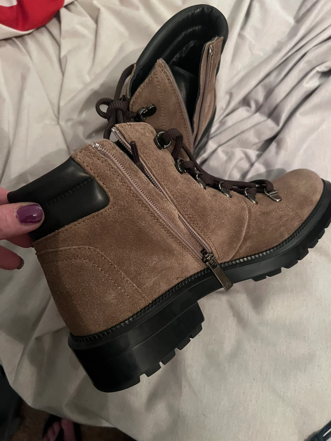 Brown Suede Hiking Boots 9 - photo 2