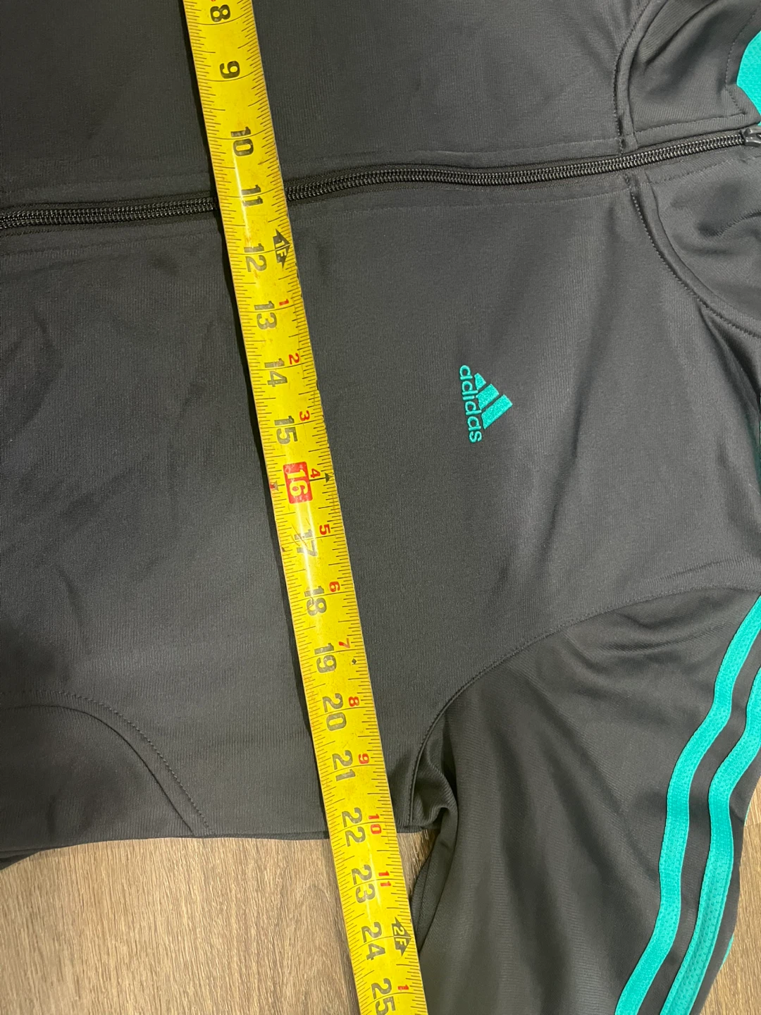 Adidas Track Jacket Teal & Gray - photo 2