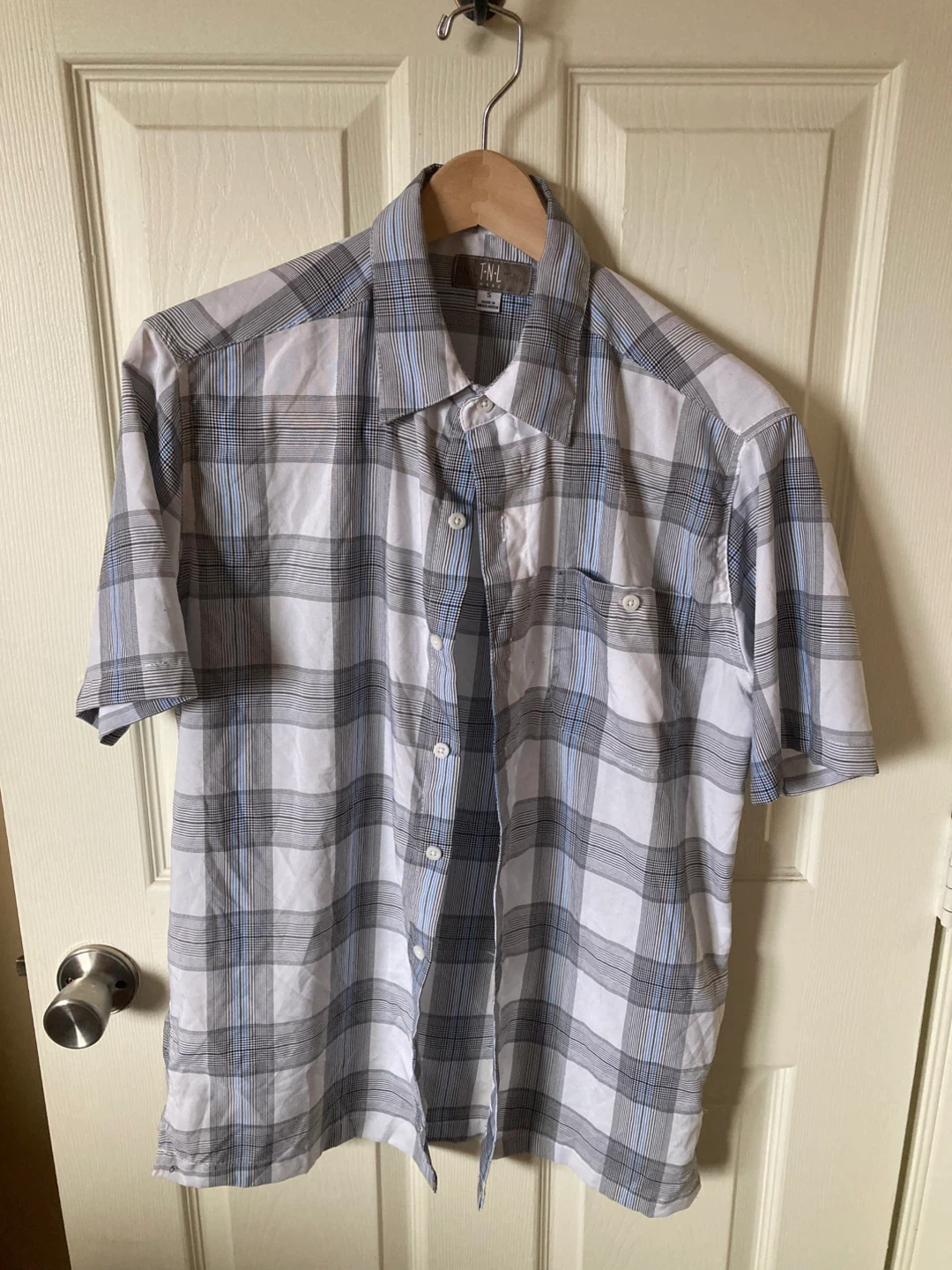 Plaid Button Shirt (Small)