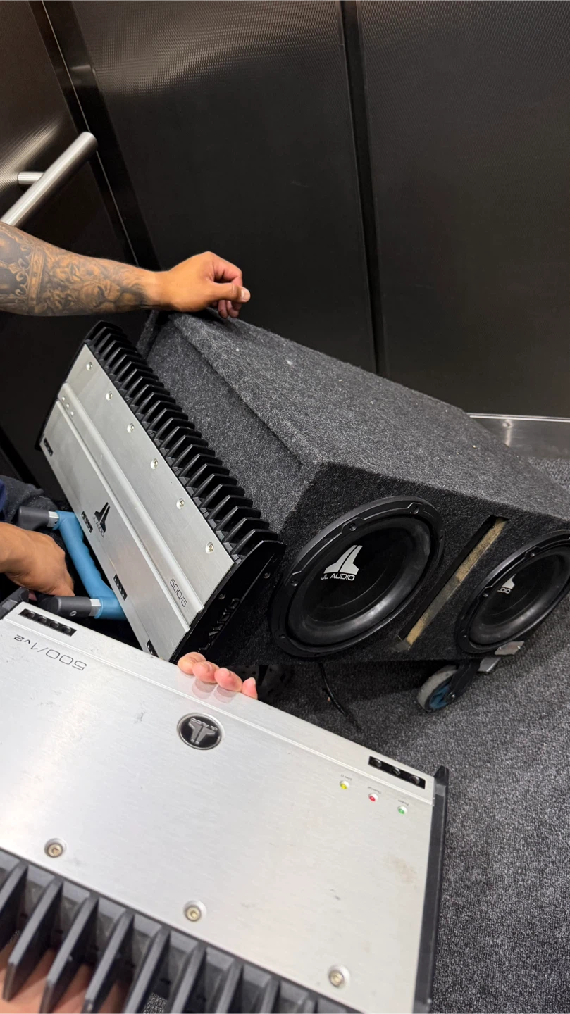 JL Audio Car Subwoofer and Amplifier Set