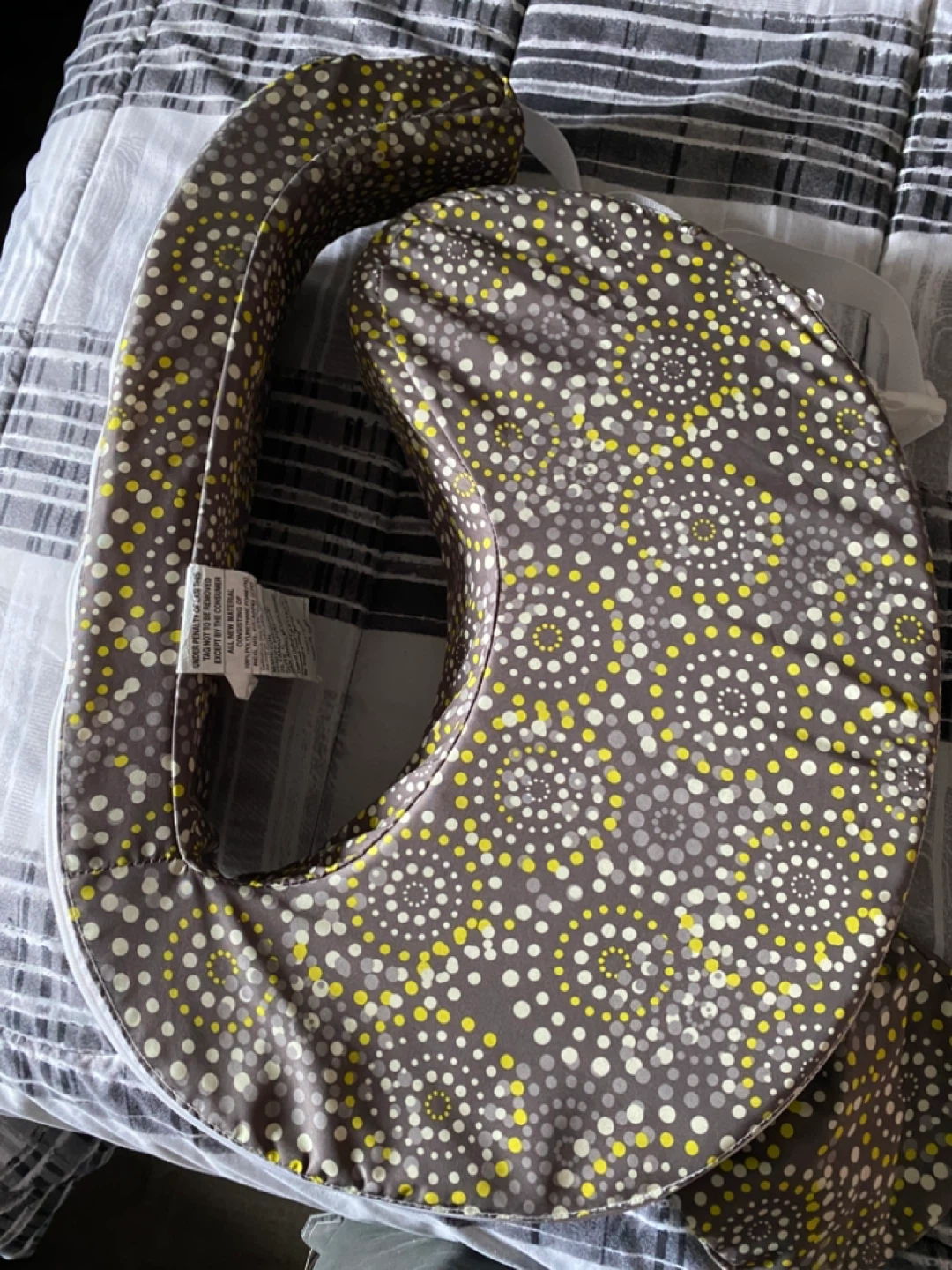 Nursing Pillow with Dot Pattern
