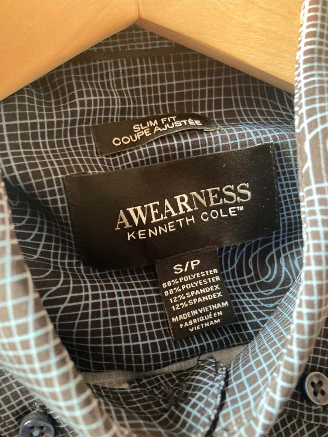 Blue & Black Dress Shirt (Small) - photo 2