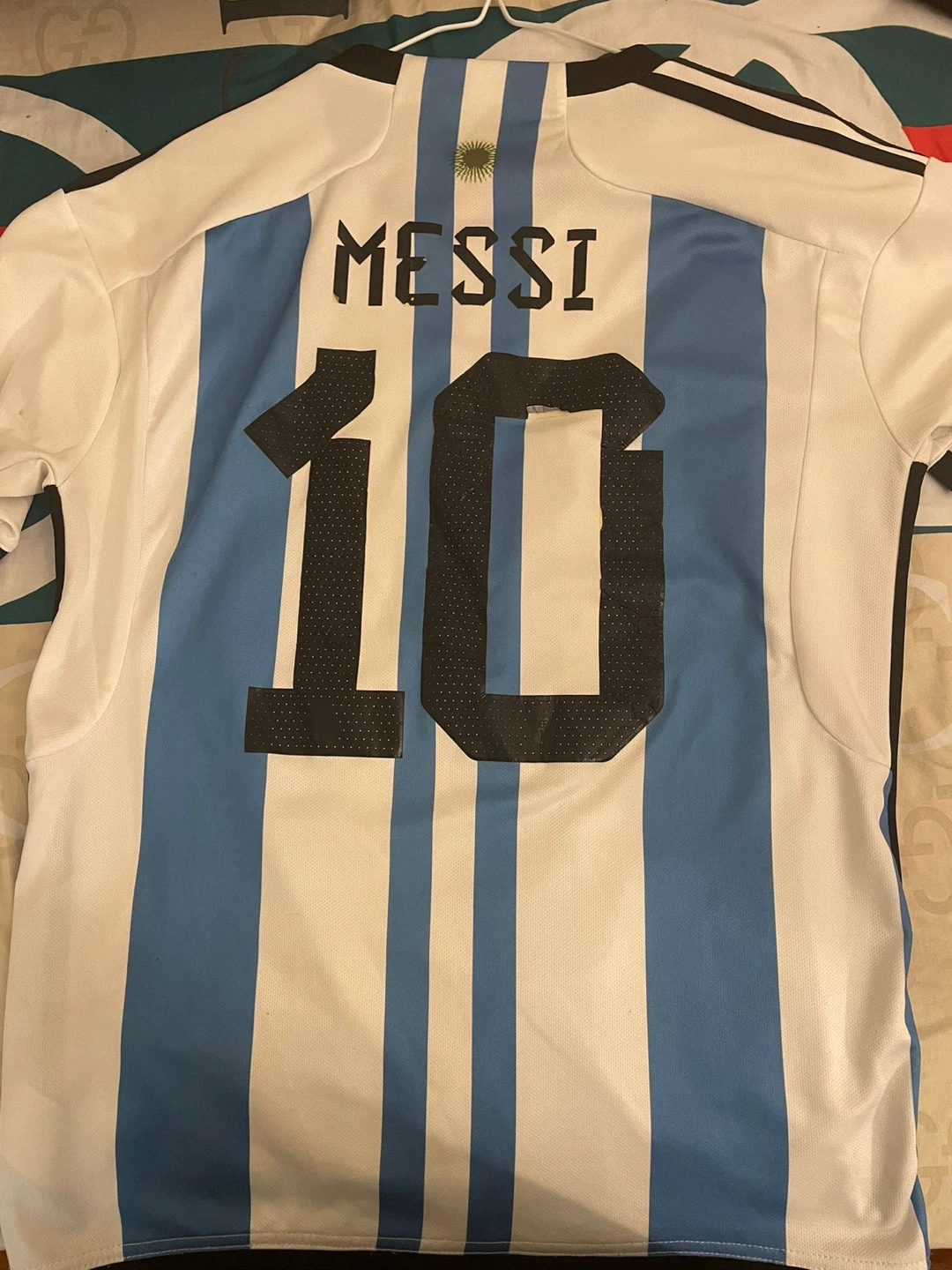 Argentina Soccer Jersey Messi #10