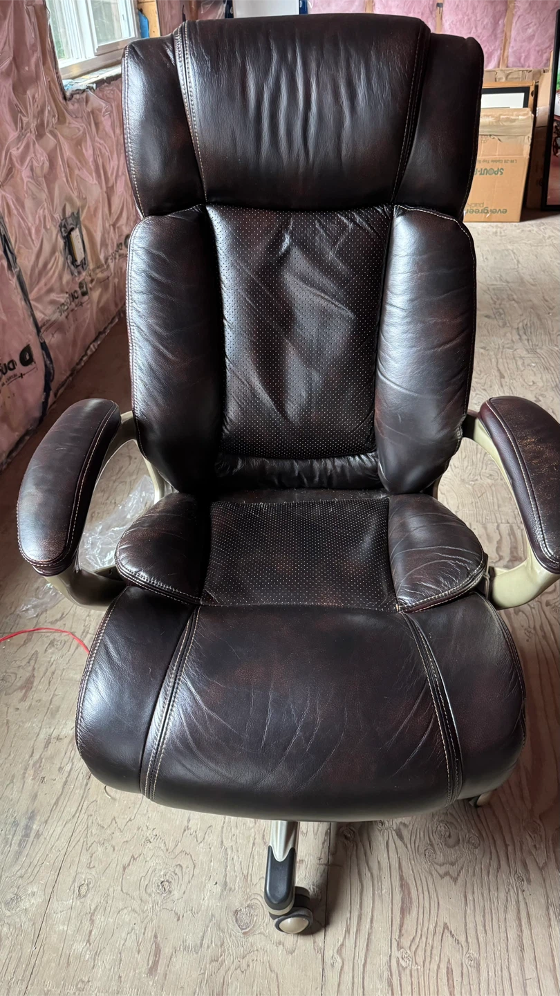 Brown Leather Executive Office Chair