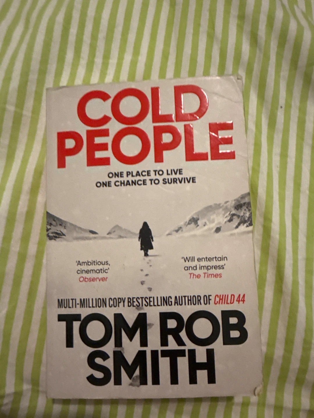 Cold People by Tom Rob Smith - Paperback Novel