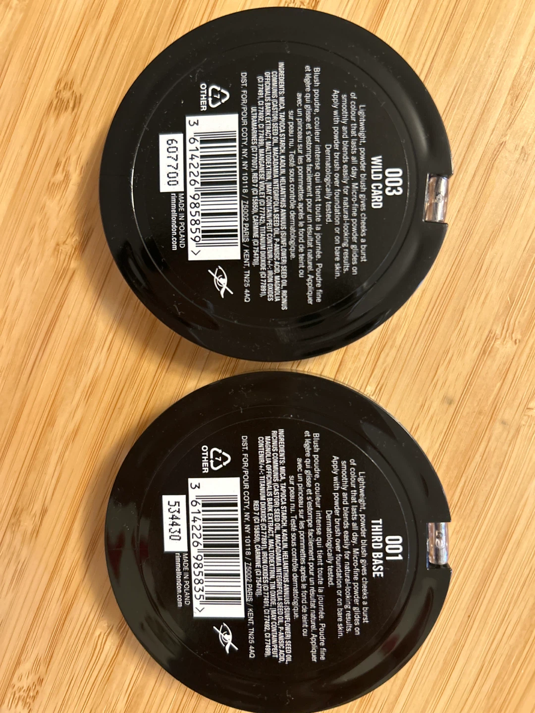 Rimmel Maxi Blush Powder - Wild Card & Third Base - photo 2