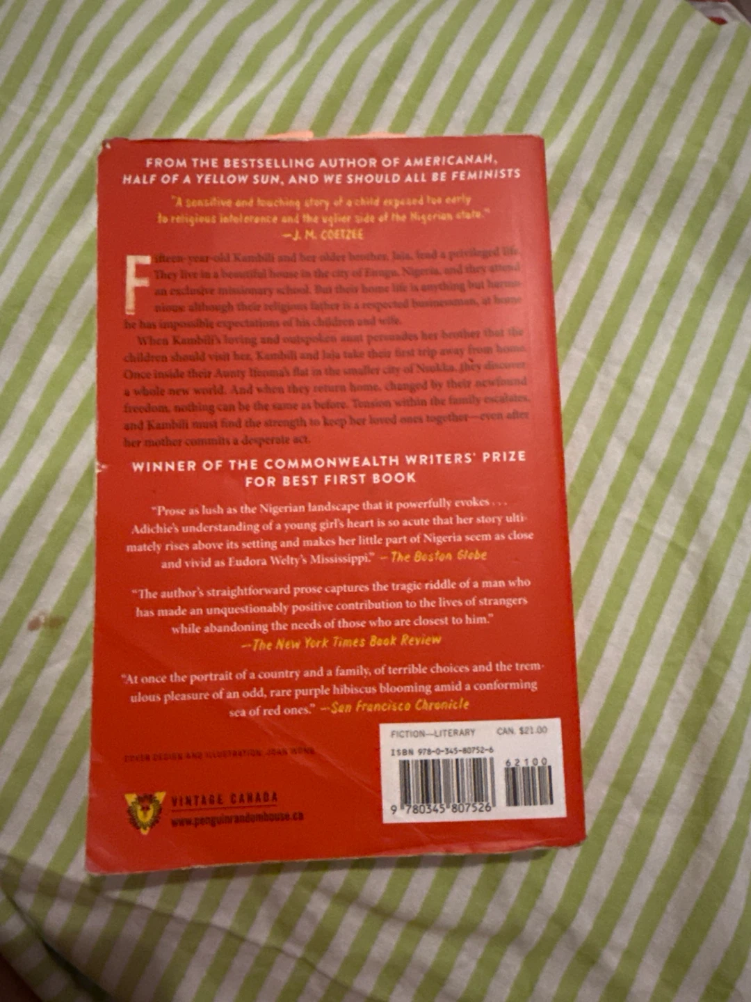 Purple Hibiscus by Chimamanda Ngozi Adichie - photo 2