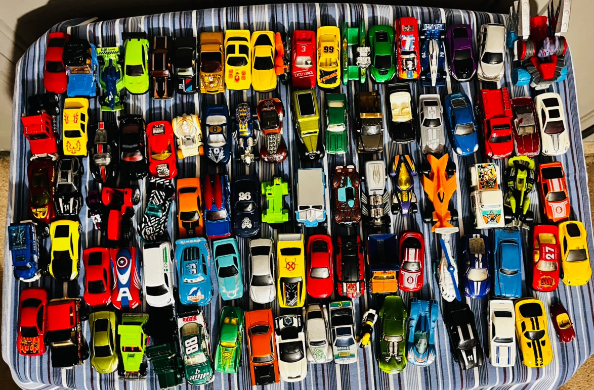 Assorted Die-Cast Toy Cars