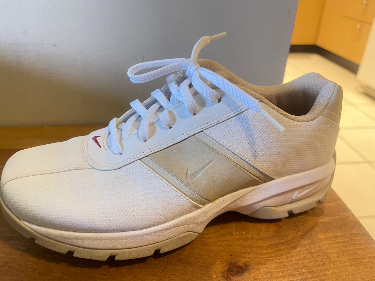 Nike Golf Shoes White/Tan