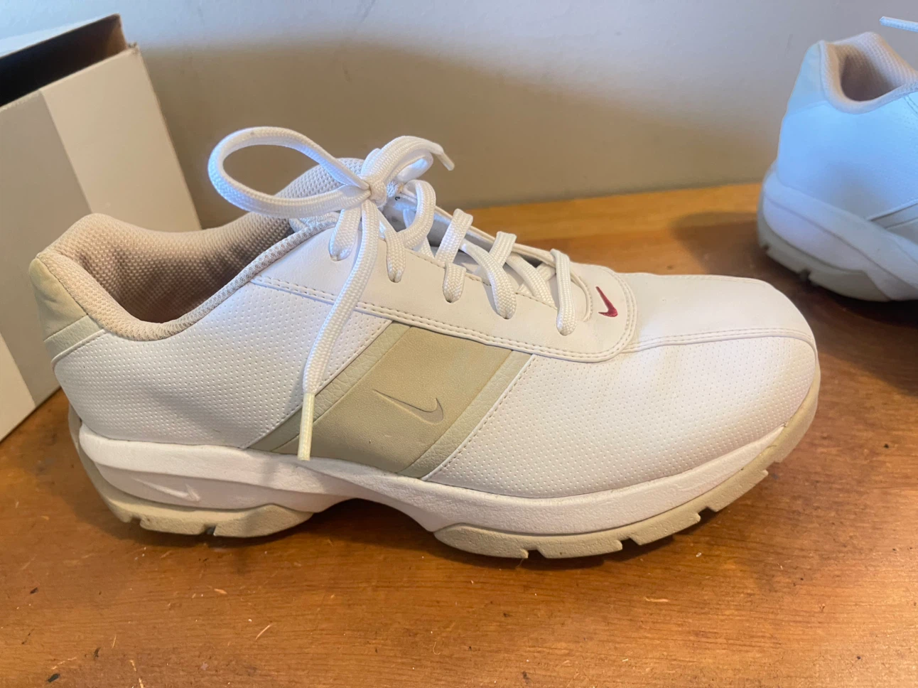 Nike Golf Shoes White/Tan - photo 5