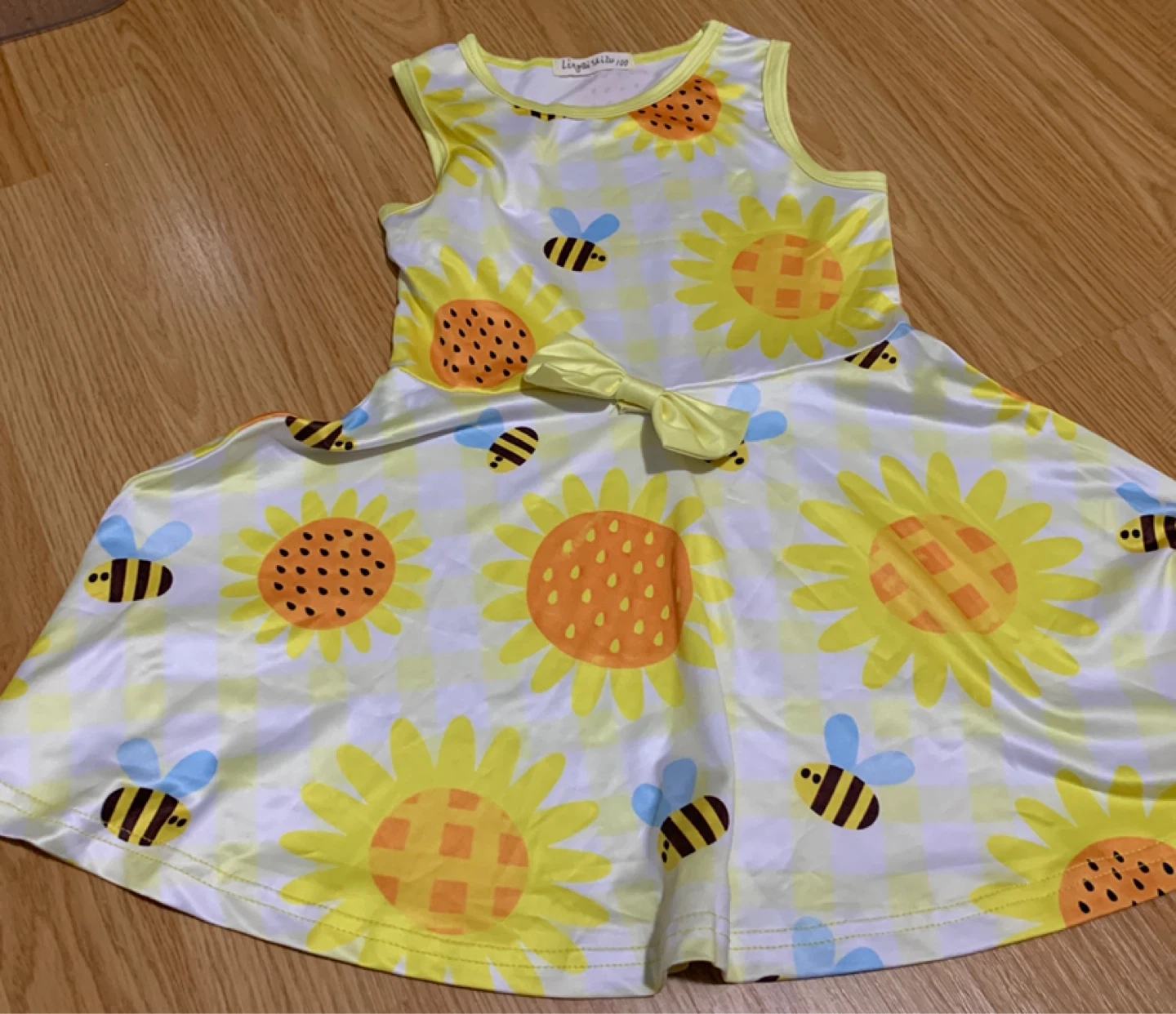 Kids Sunflower and Bee Dress