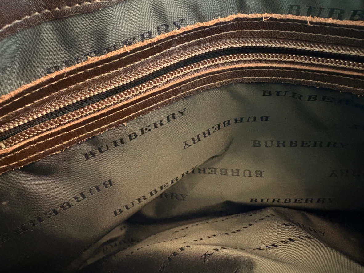 Burberry Haymarket Check Tote Bag - photo 3