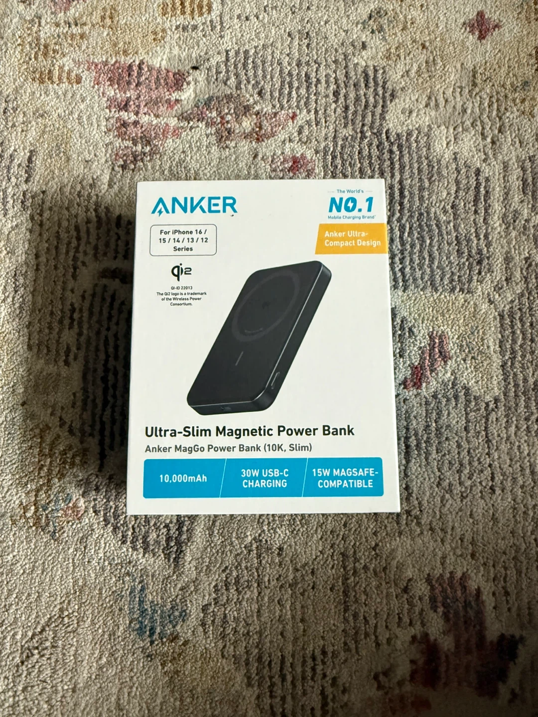 Anker Ultra-Slim Magnetic Power Bank (10K, Slim)