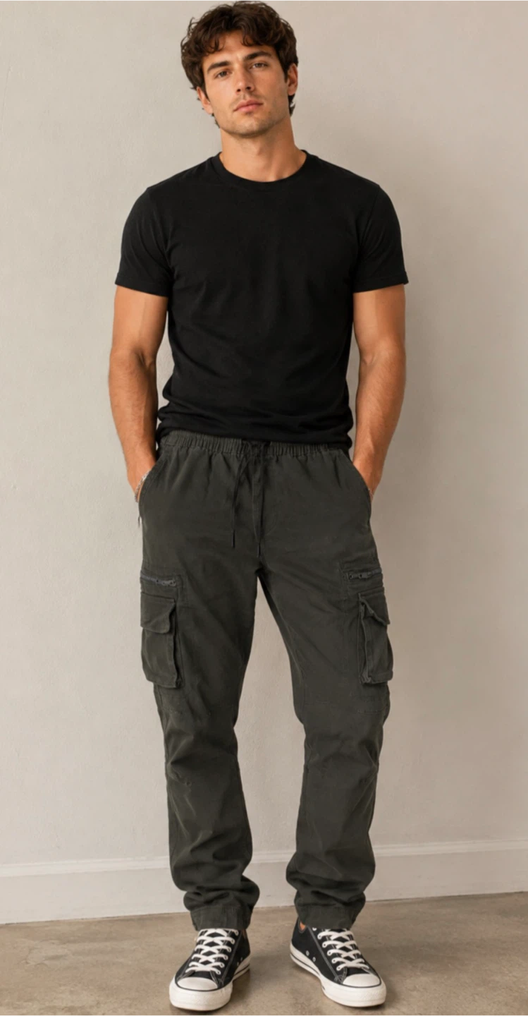 Aeropostale Cargo Pants - Olive Green