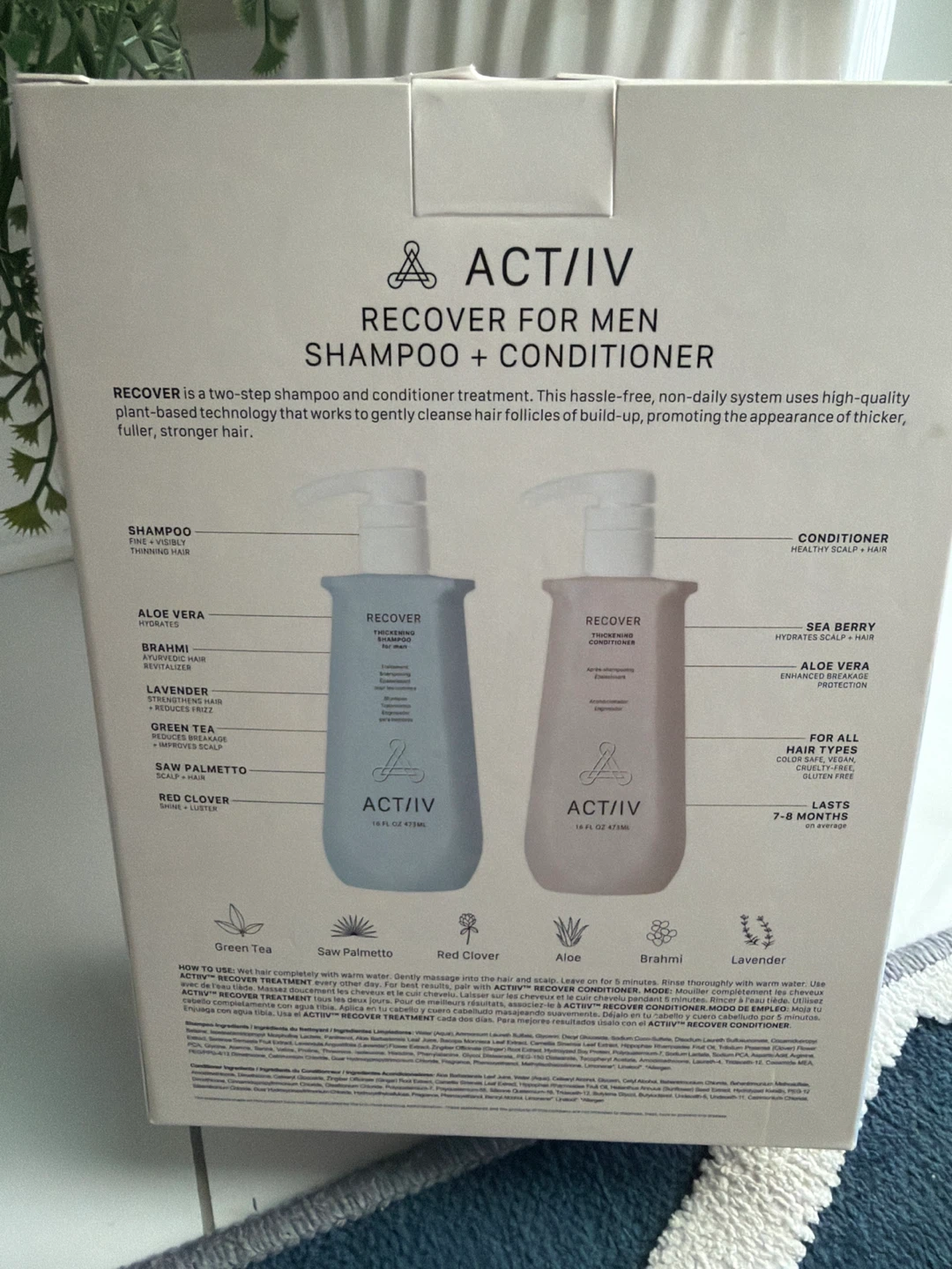 ACT/IV Recover Shampoo + Conditioner Set for Men - photo 2