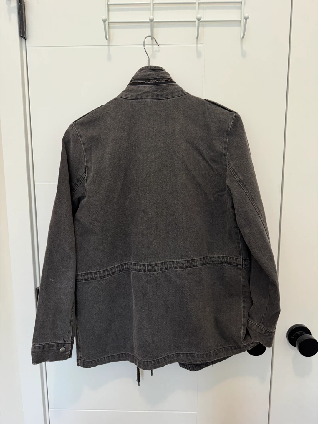Grey Denim Utility Jacket - photo 2