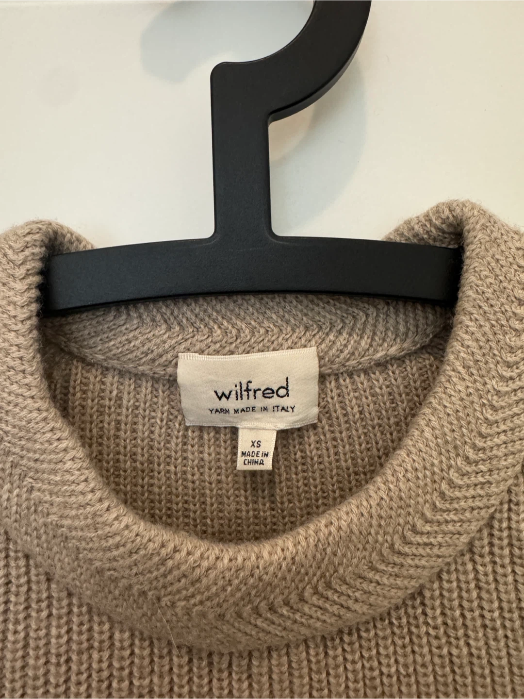 Wilfred Women's Beige Sweater - Size XS - photo 2