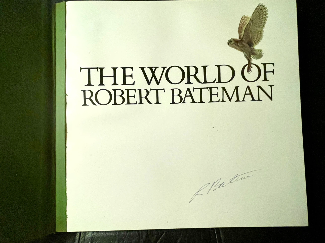 SIGNED The World of Robert Bateman Book - photo 2