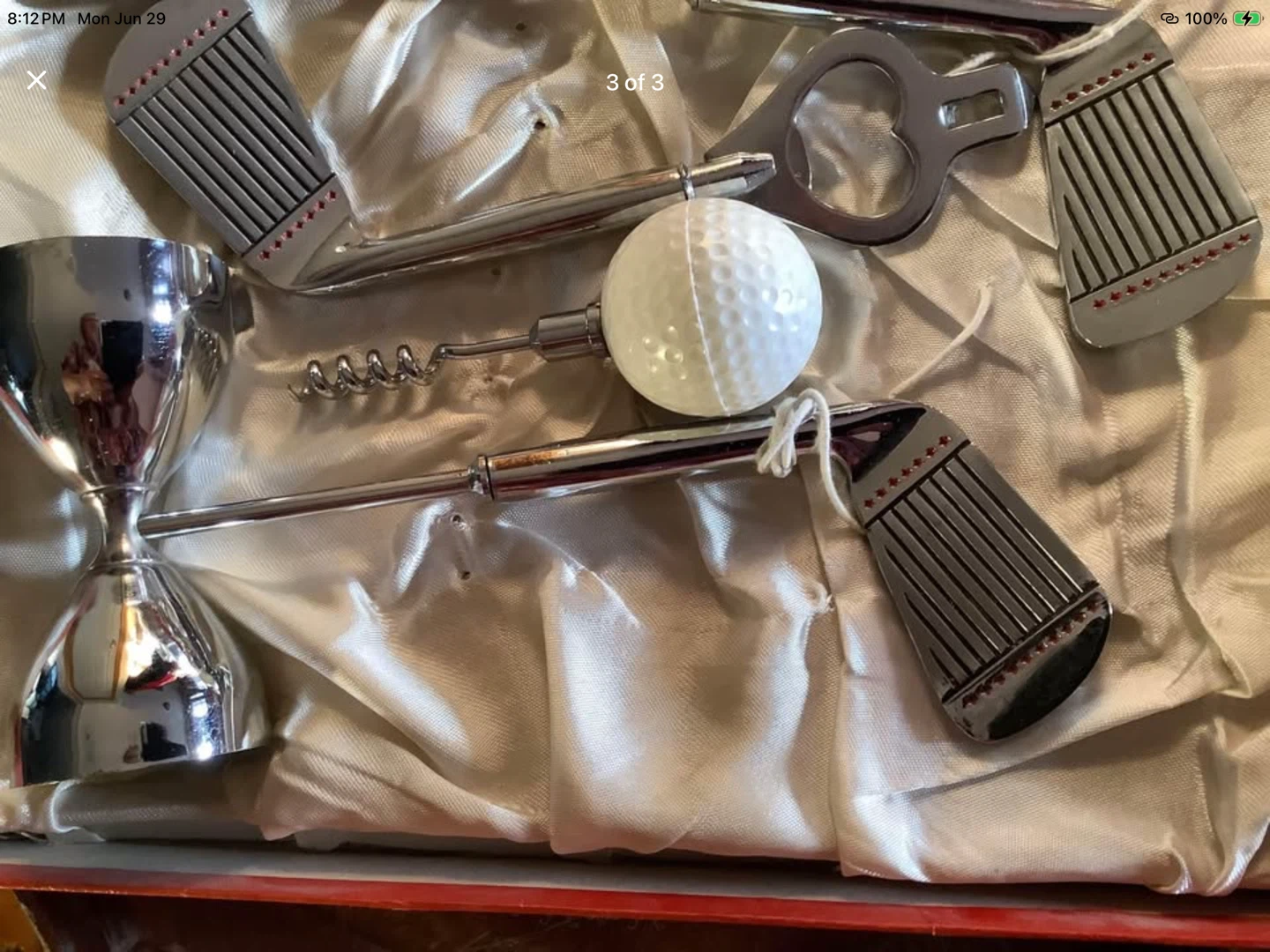 Vintage Four Piece Golf Bar Accessory Set 🐞 - photo 3