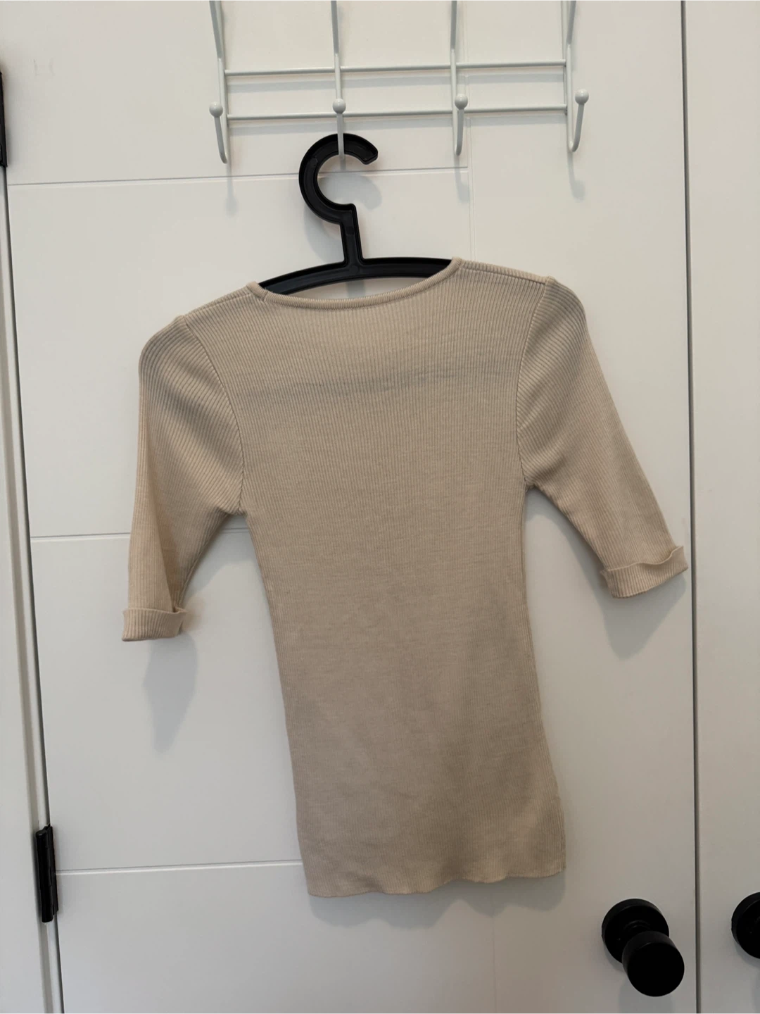 Cream 3/4 Sleeve Top - photo 2