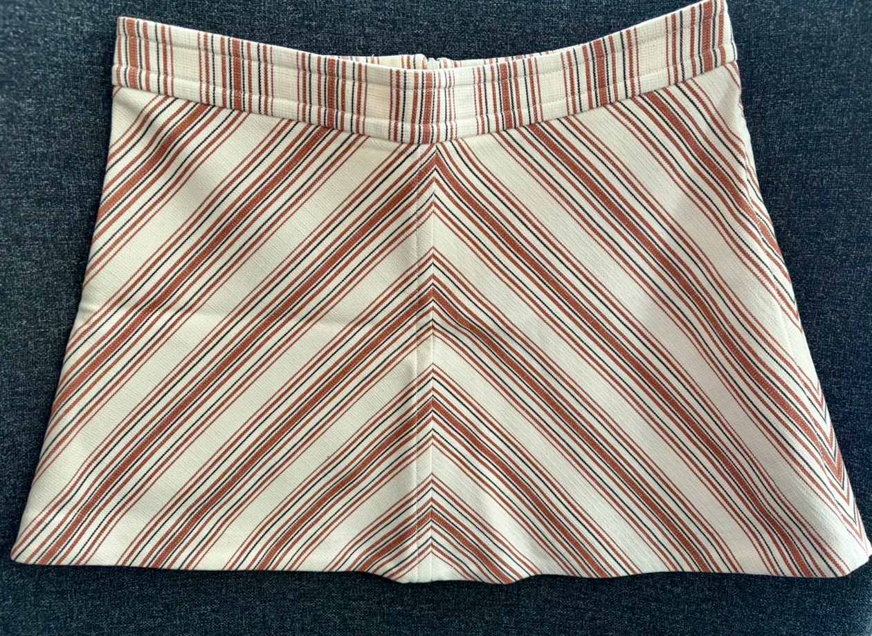 See By Chloé Striped A-Line Skirt