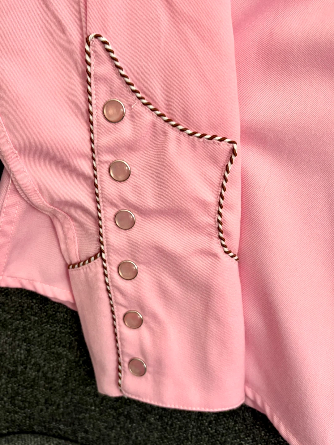 Pink Embroidered Western Shirt - photo 2