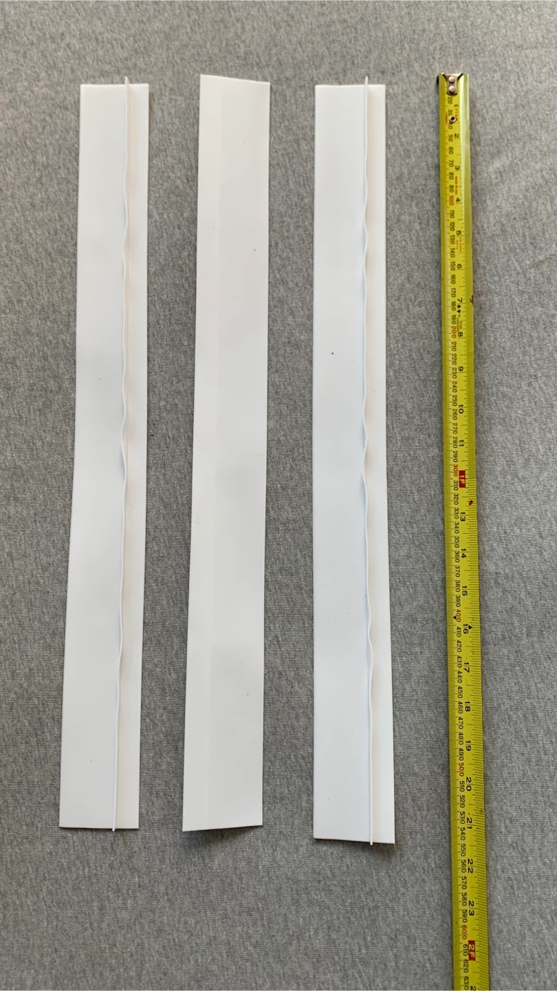 3 White Silicone Stove Counter Gap Fillers