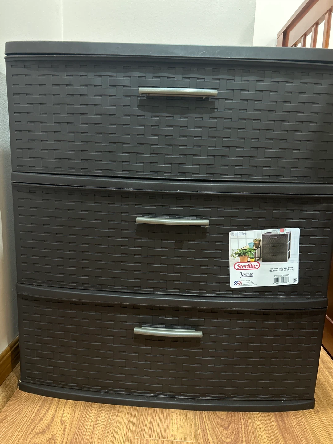 Sterilite 3 Drawer Storage – Good Condition - photo 2