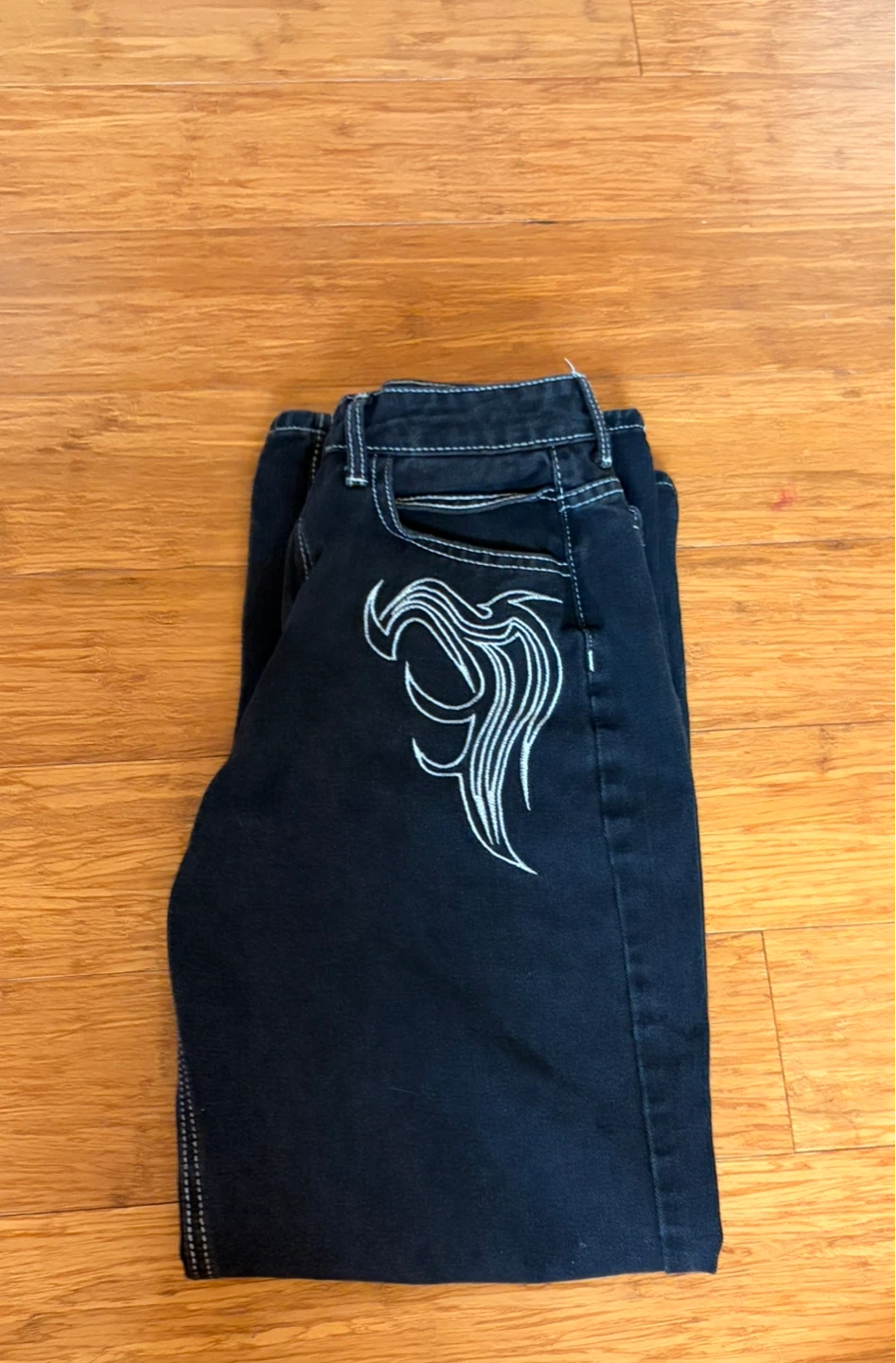 Winged baggy jeans - photo 2