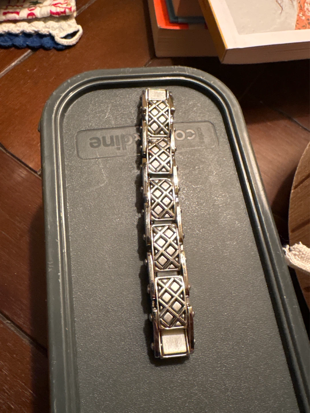 ⚽️Silver-tone Link Bracelet