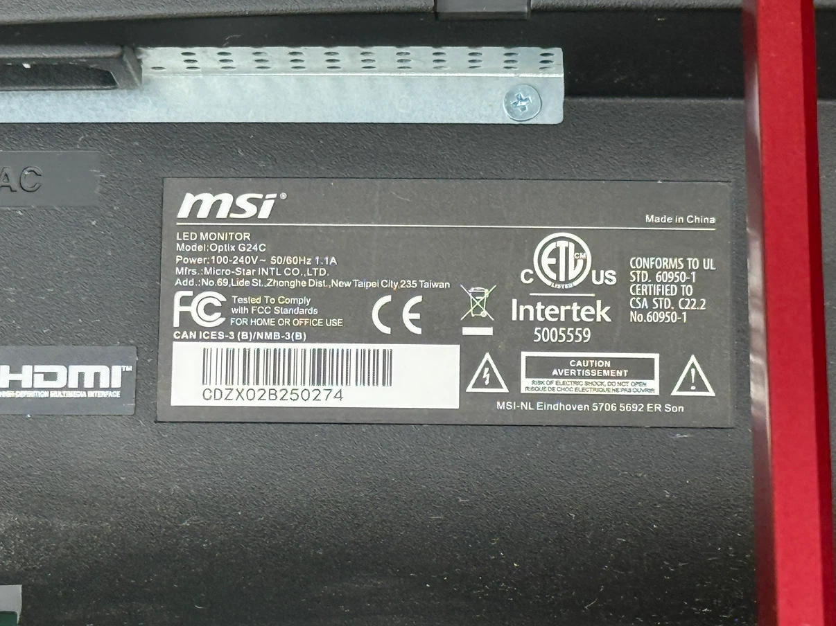 MSI Optix G24C 24-inch Curved Gaming Monitor - photo 5