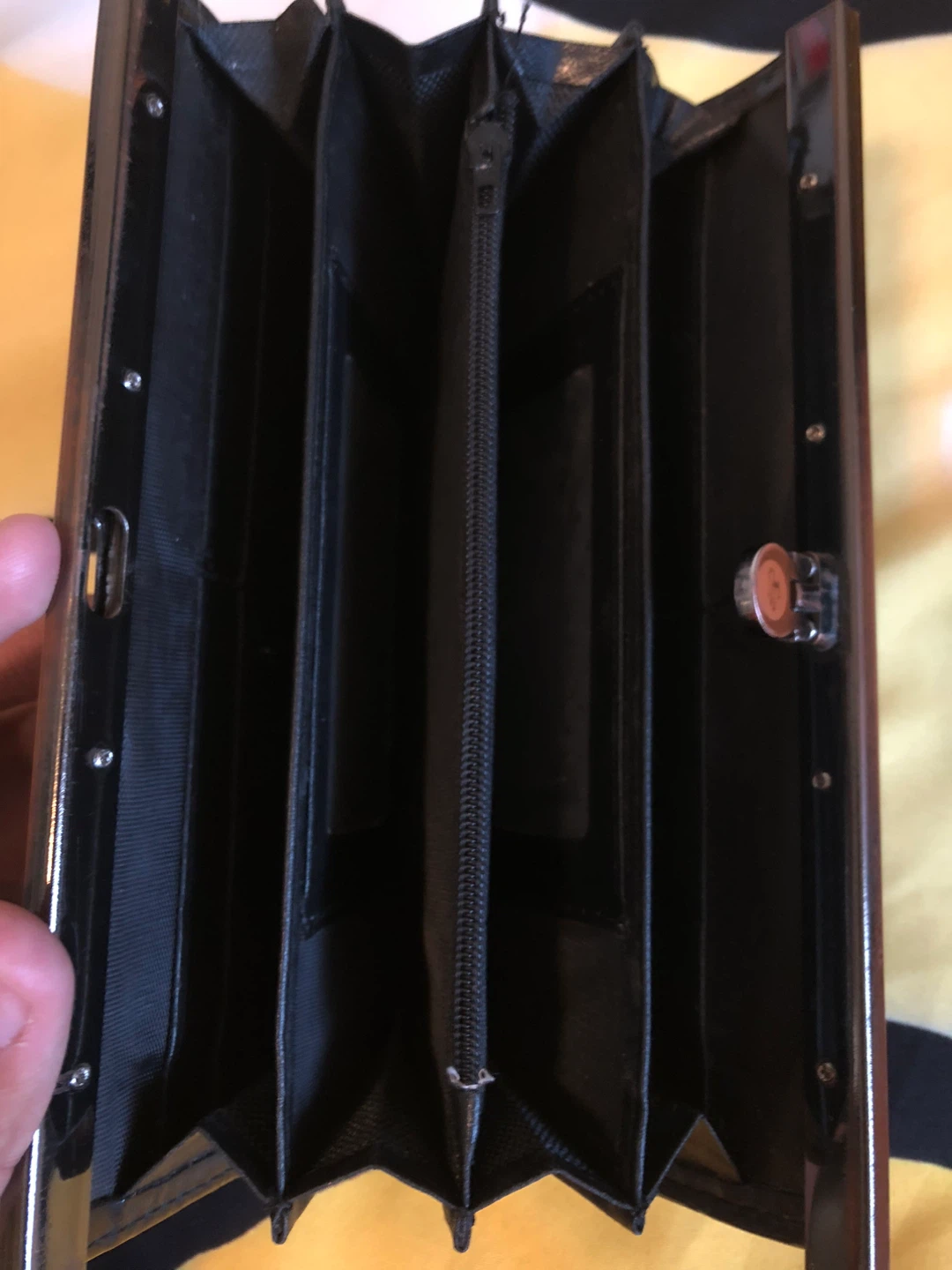 Black Embossed Wallet - photo 3