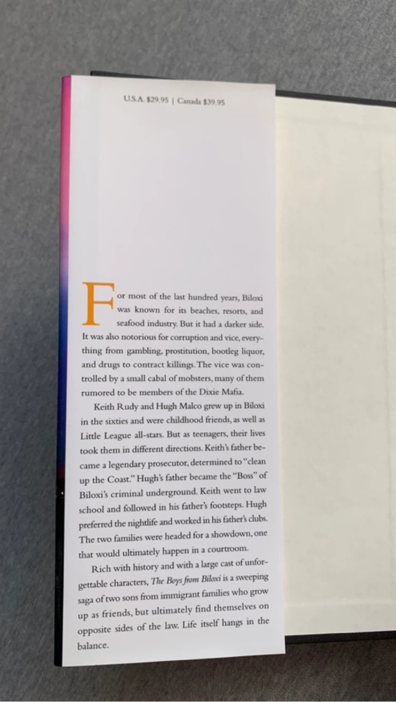 John Grisham The Boys from Biloxi Hardcover Book - photo 3