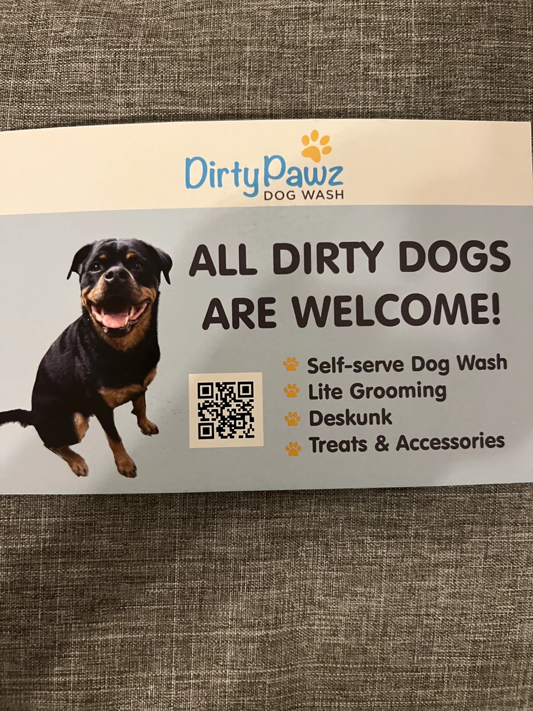 Dirty Pawz Dog Wash Token - photo 2