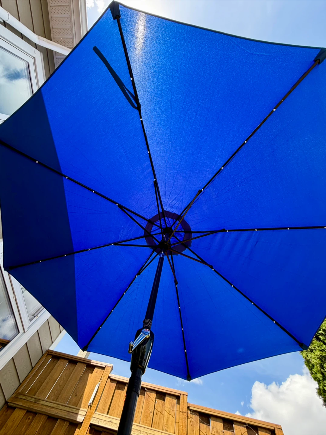Patio Umbrella with Lights - photo 2