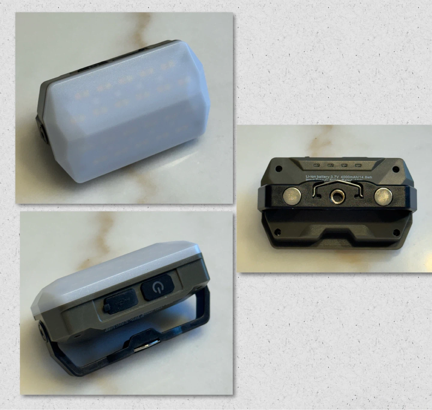 Brand new 3.38”x2.17” Rechargeable Magnetic Work Light - photo 3