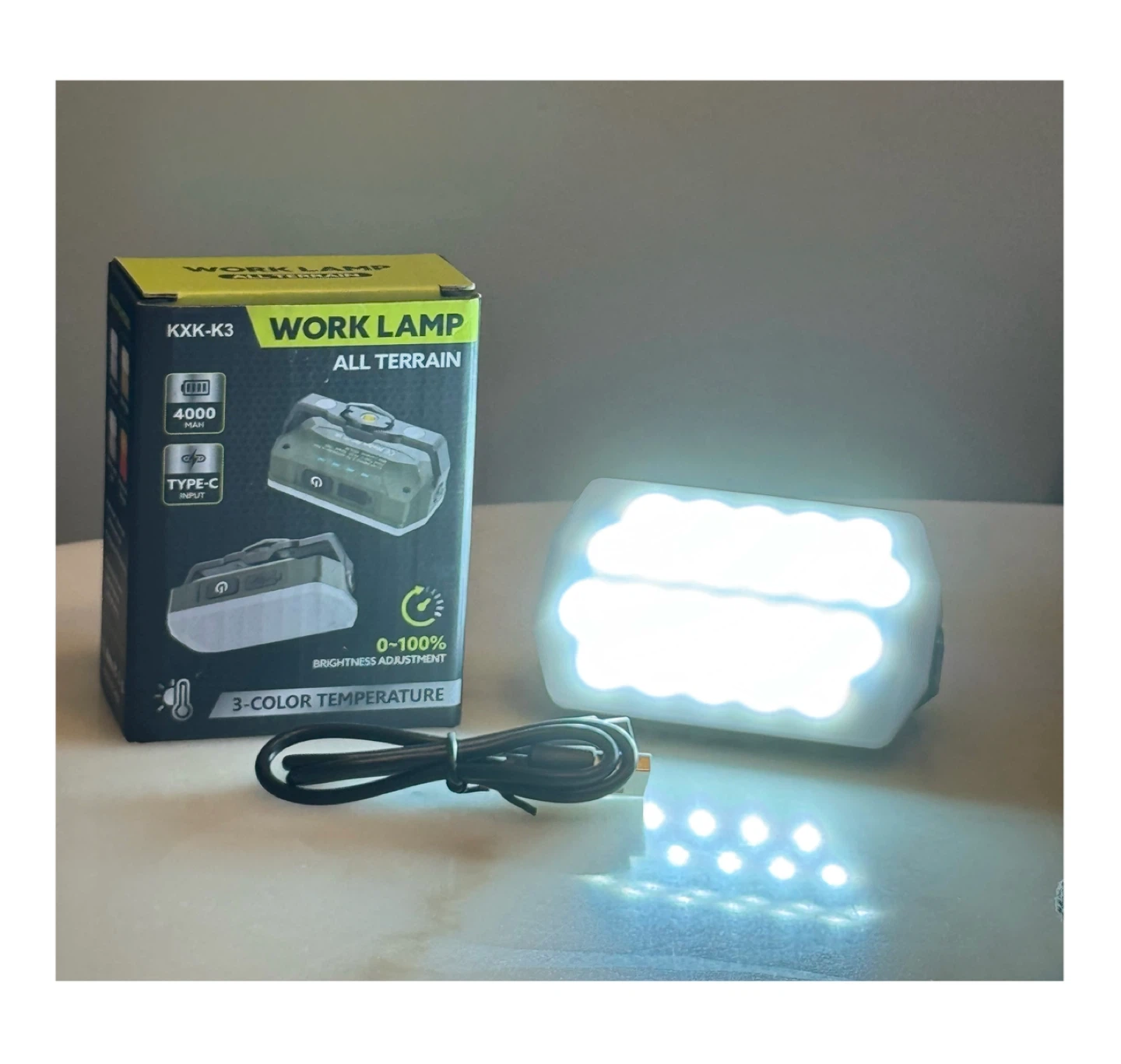 Brand new 3.38”x2.17” Rechargeable Magnetic Work Light - photo 2