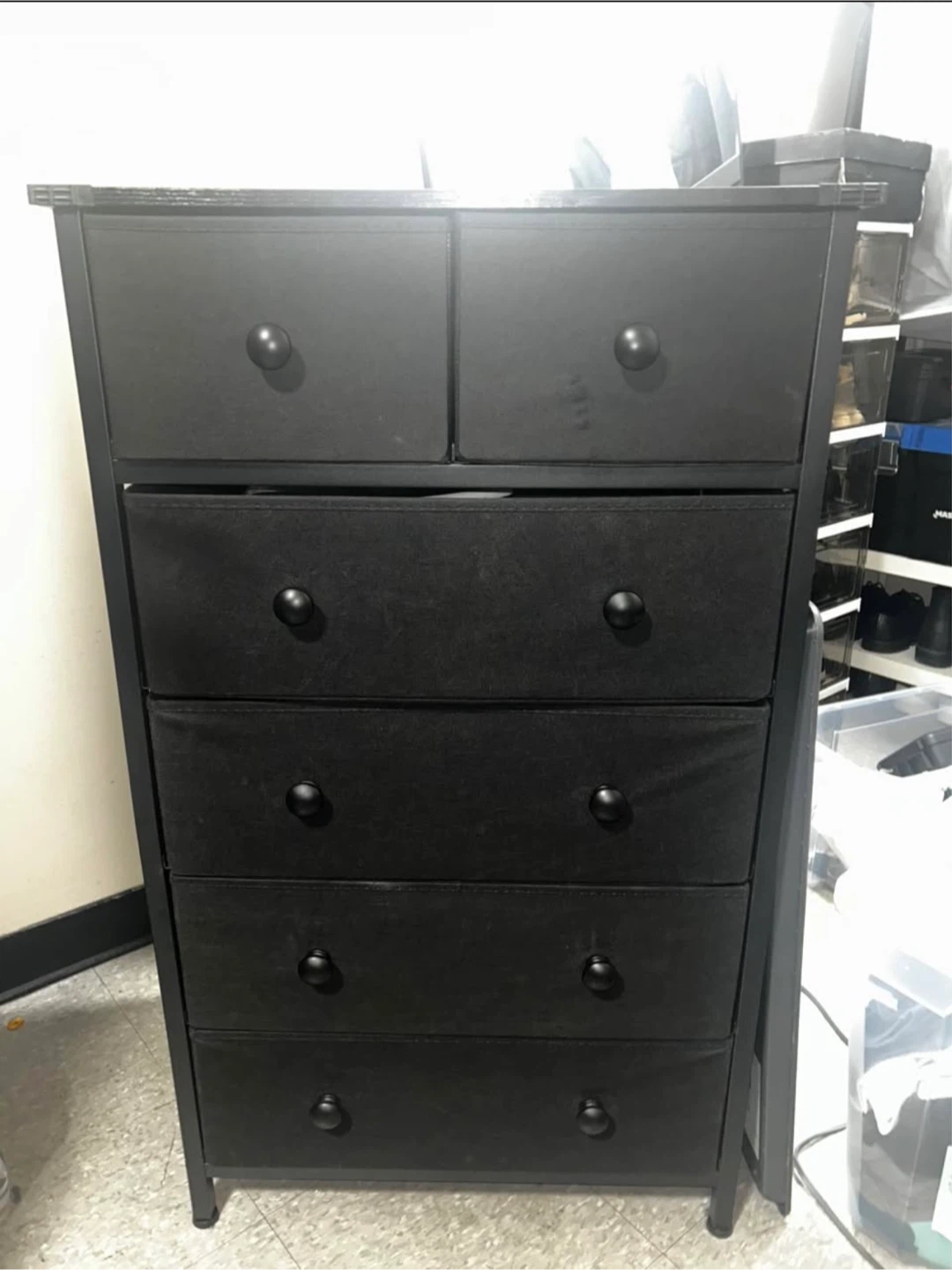 Black 6-Drawer Dresser - photo 3