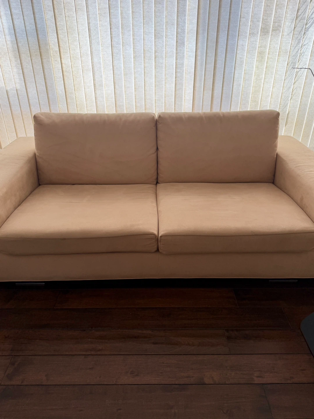 Designer Two-Seater Sofa – Washable Fabric – Excellent Condition