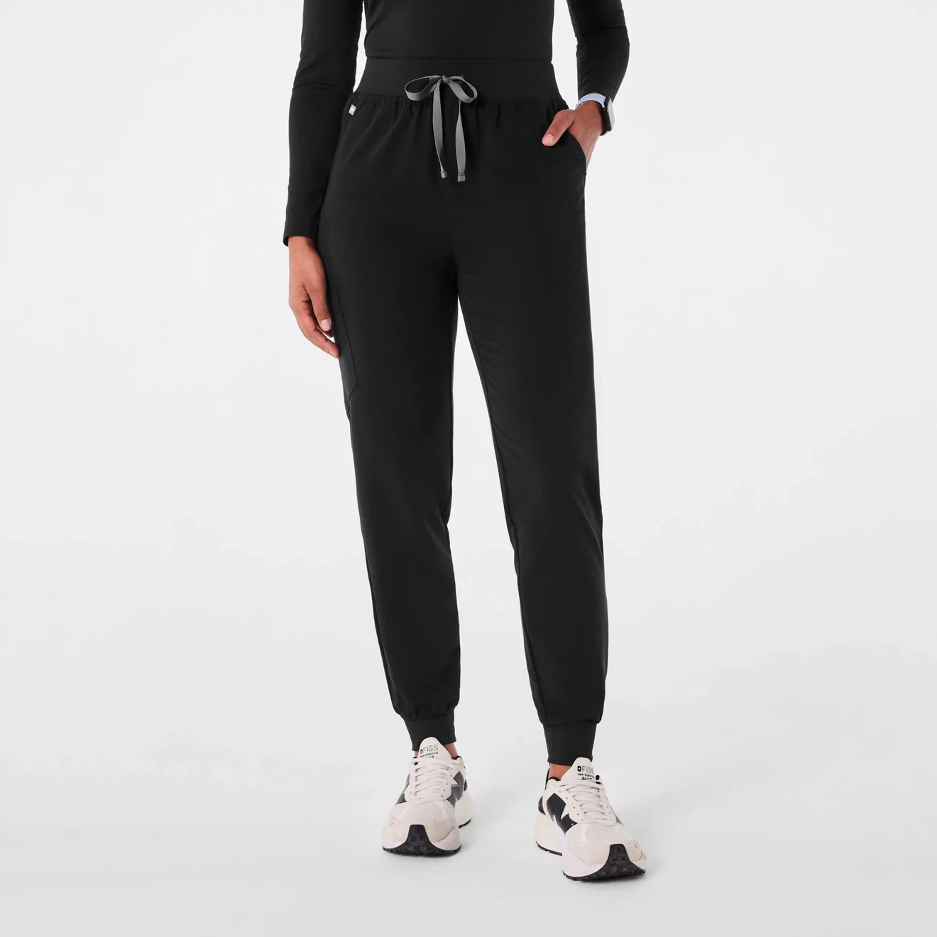 2 pairs of FIGS Zamora High-Rise Jogger Scrub Pant