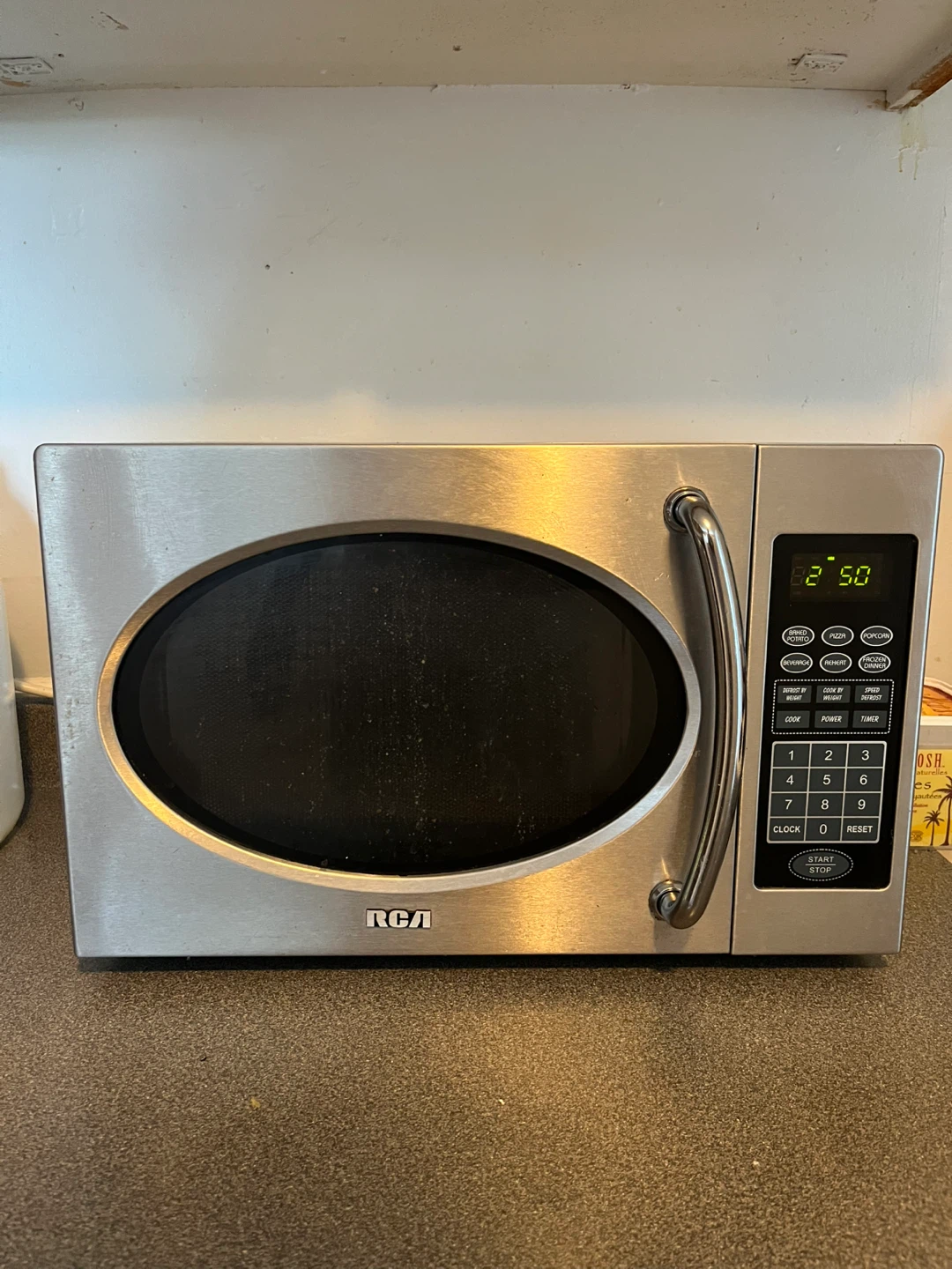 RCA Stainless Steel Microwave