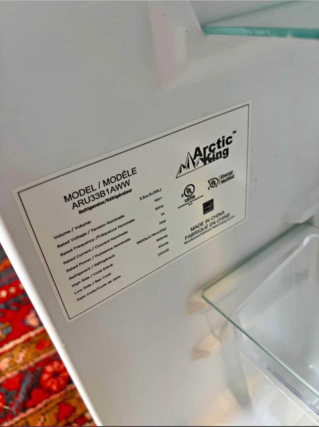 Arctic King 3.3 cu.ft. Refrigerator - photo 4