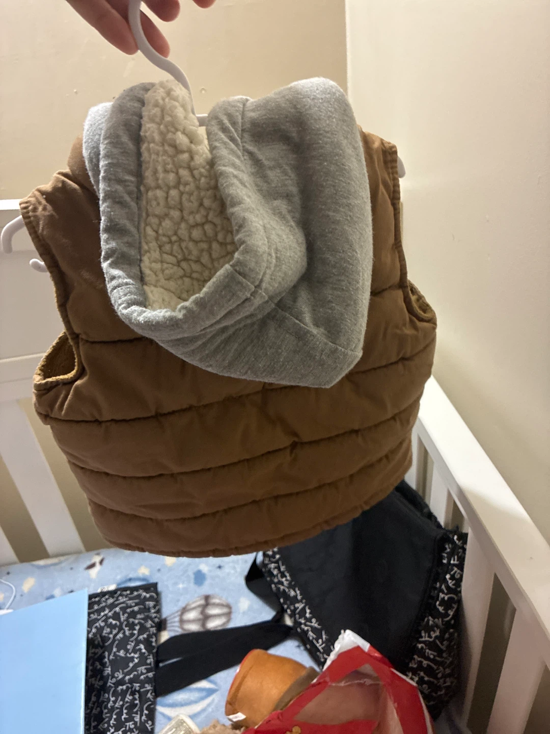 Boys Puffer Vest with Hood - photo 2