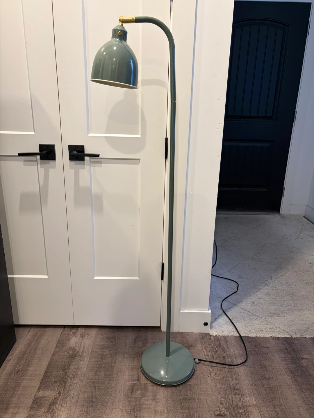 IKEA Floor lamp grey green