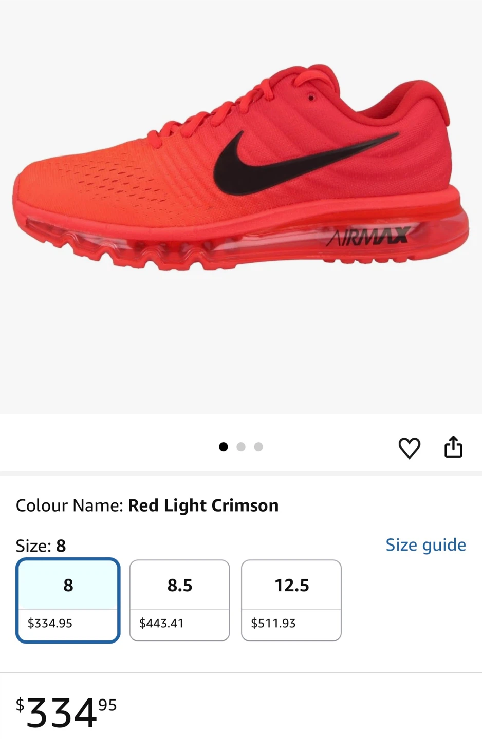 Nike Air Max 2017 Running Shoes
