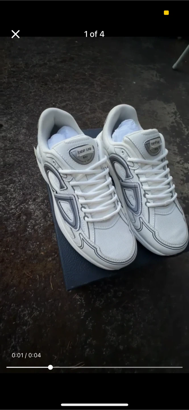 White Dior B30 Sneakers